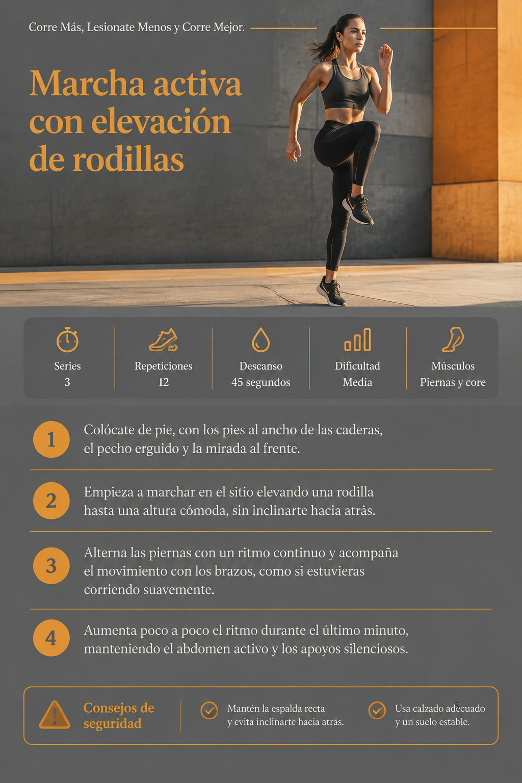 Página interior 1 de Corre Más, Lesionate Menos y Corre Mejor.