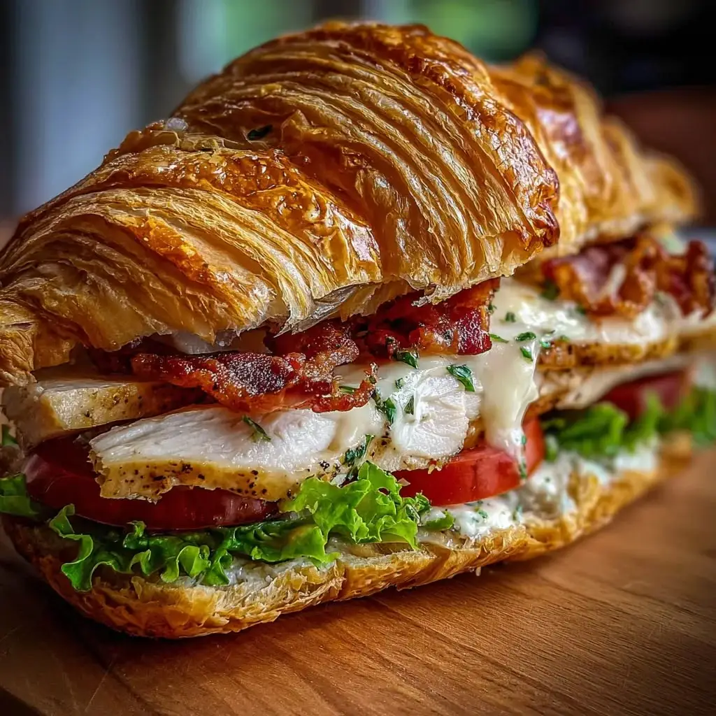 Croissants salados de jamón-queso y salmón ahumado