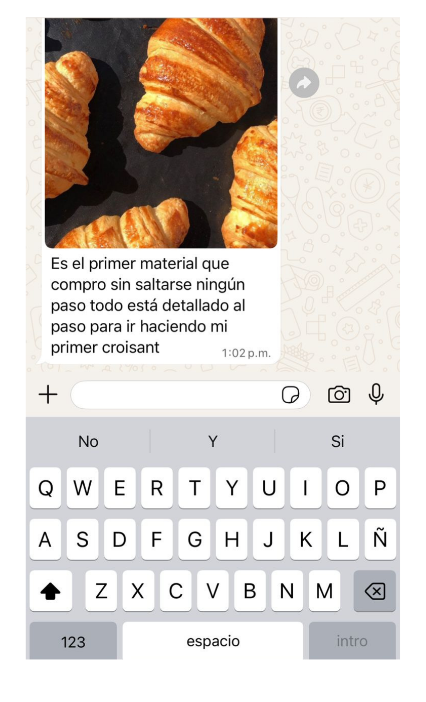Captura de conversación WhatsApp — cliente 3